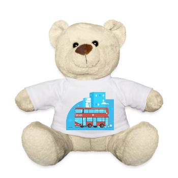 Londres. - Nounours - blanc - Devant
