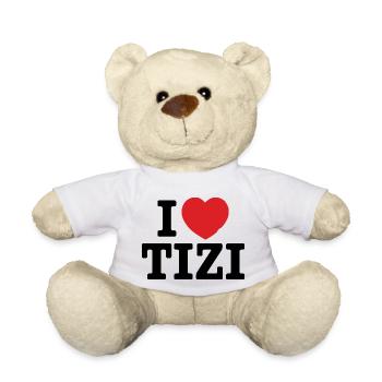 I love Tizi - Teddy Bear - white - Front