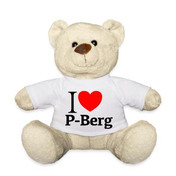 I LOVE P-BERG - Teddy - Weiß - Vorne