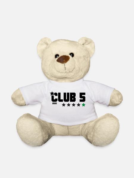 Club 5 logo Kaserne - Teddy - Weiß