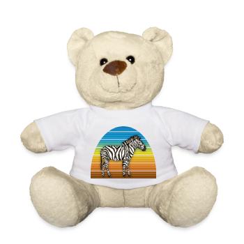 Zebra - Teddy - Weiß - Vorne