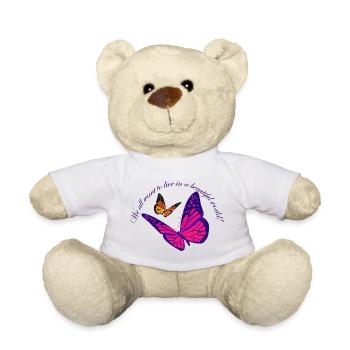 Néon Papillon Magique - Nounours - blanc - Devant