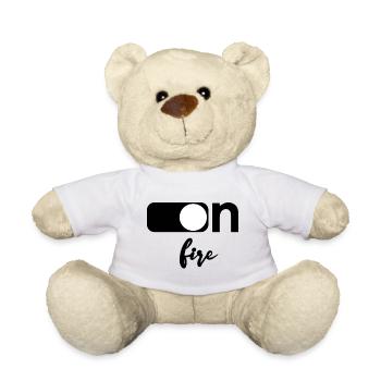 En feu - Nounours - blanc - Devant