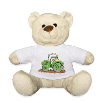 Pig conduit Tracteur I Animaux de ferme Bulldog - Nounours - blanc - Devant