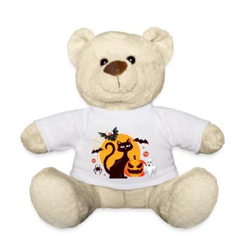 Halloween - Teddy - Weiß - Vorne
