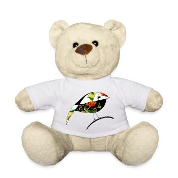 Oiseau - Nounours - blanc - Devant
