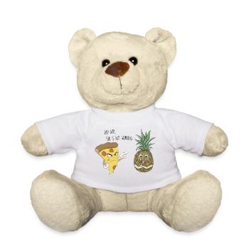 No way, this is not working - Teddy Bear - white - Front