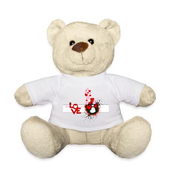L’amour est l’amour - Nounours - blanc - Devant