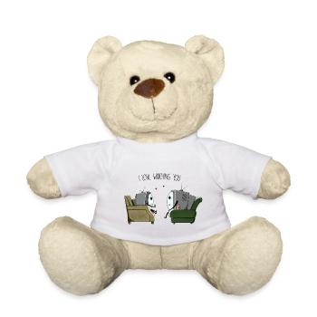 I love watching you - Teddy - Weiß - Vorne