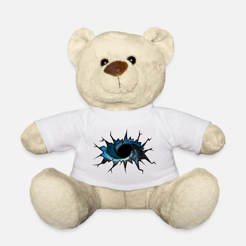 Black hole - Teddy Bear - white