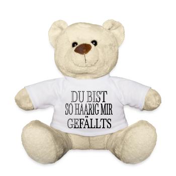lieben lustig zitat säugetier hauskatze bday - Teddy - Weiß - Vorne