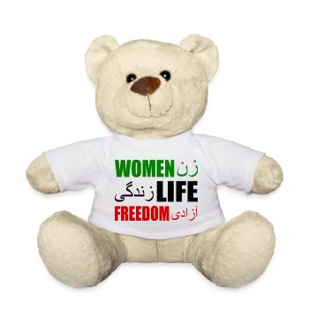 Women life freedom - Nounours - blanc - Devant