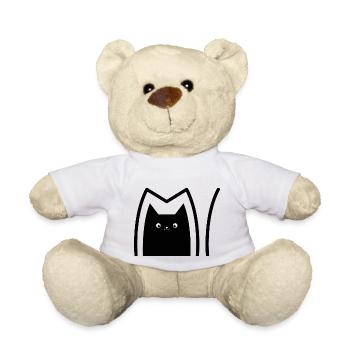 Katze_Comic_Style - Teddy - Weiß - Vorne
