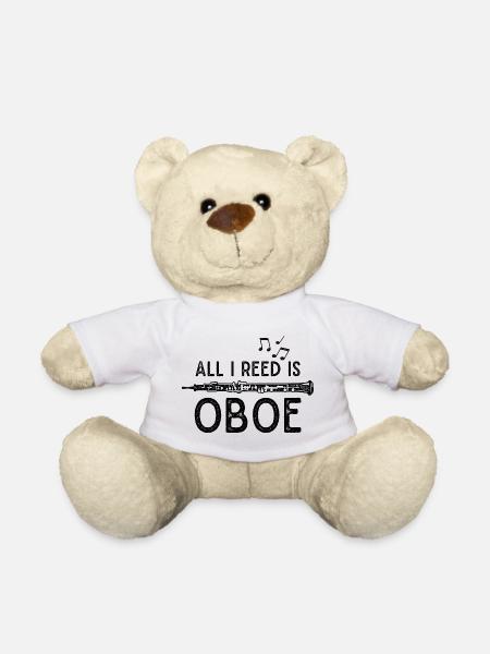 Oboe Oboist Orchestra Musicien - Nounours - blanc