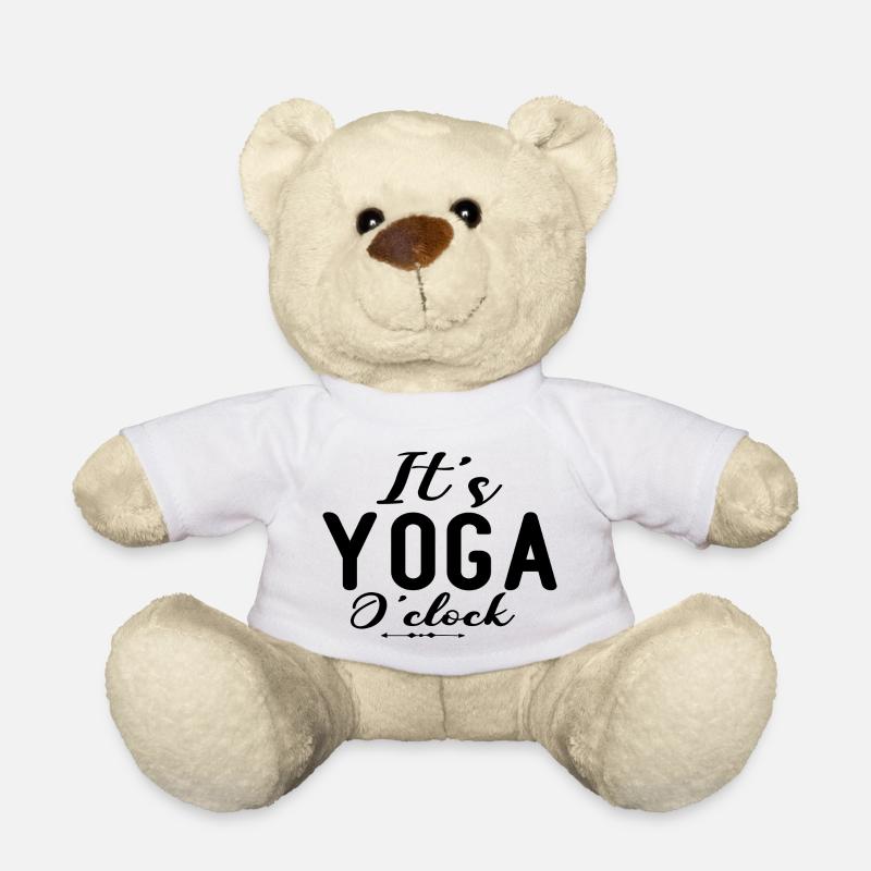 It ́s Yoga O ́Clock - Teddy Bear - white