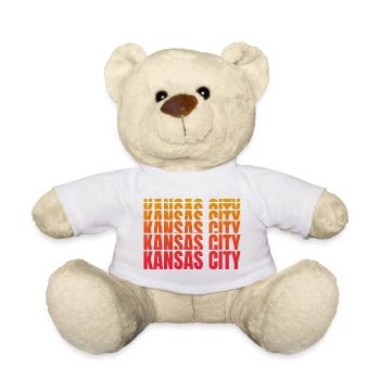 Kansas City Gradient Typo - Teddy - Weiß - Vorne
