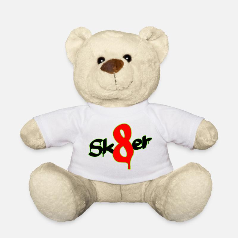 Sk8er - Teddy Bear - white