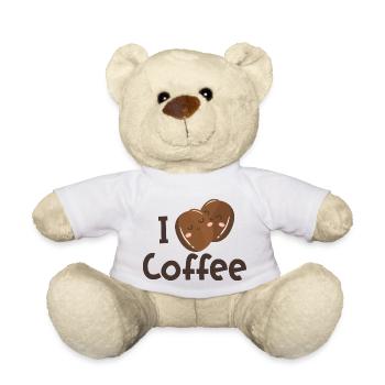 I Kaffee - Teddy - Weiß - Vorne