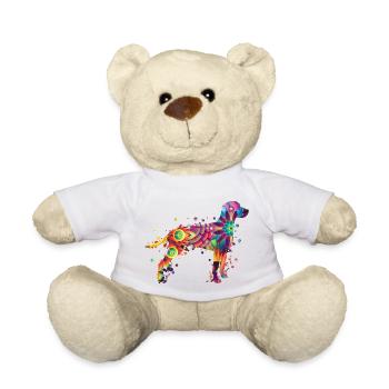 Weimaraner Jagdhund Geschenk für Hundeliebhaber - Teddy - Weiß - Vorne