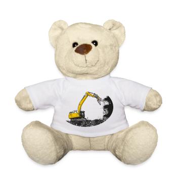 Pelle détachable avec cisaille à ferraille - Nounours - blanc - Devant