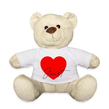 i Love Juist - Teddy - Weiß - Vorne