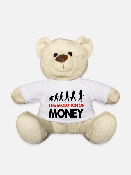 Bitcoin Trading Crypto Aktien - Teddy - Weiß