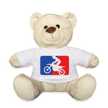 SUPER MOTO sport - Nounours - blanc - Devant
