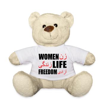 Women life freedom - Nounours - blanc - Devant