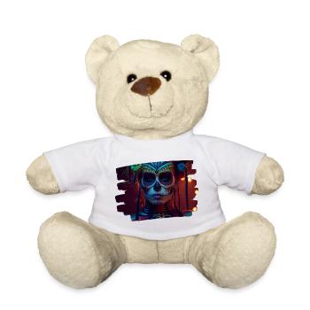 Tag der Toten | Día de Muertos | Mexiko - Teddy - Weiß - Vorne