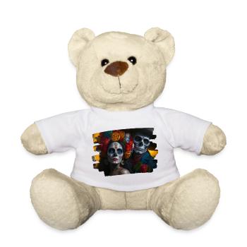 Tag der Toten | Día de Muertos | Mexiko - Teddy - Weiß - Vorne