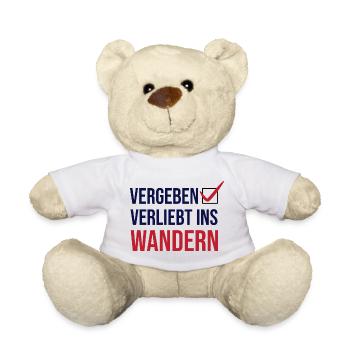 Wanderer Naturliebhaber Wandern Statement Klettern - Teddy - Weiß - Vorne
