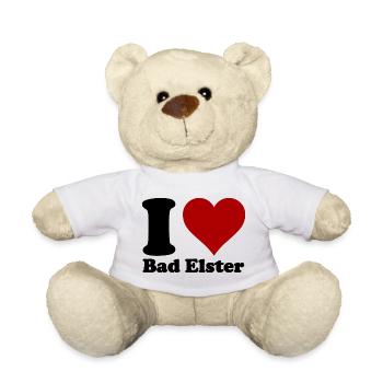 I Love Bad Elster - Teddy - Weiß - Vorne
