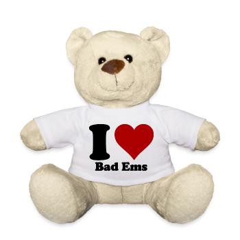 I Love Bad Ems - Teddy - Weiß - Vorne