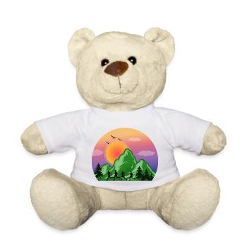 Trail Runner Running Jogging Jogger I Gift - Nounours - blanc - Devant