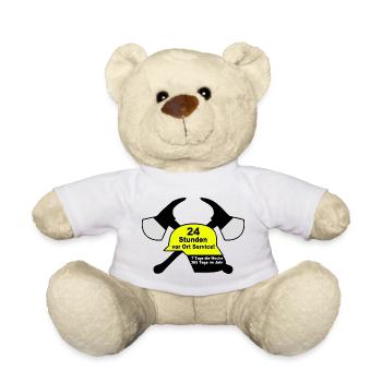 Freiwillige Feuerwehr , Shirt , 24 Stunden (25) - Teddy - Weiß - Vorne