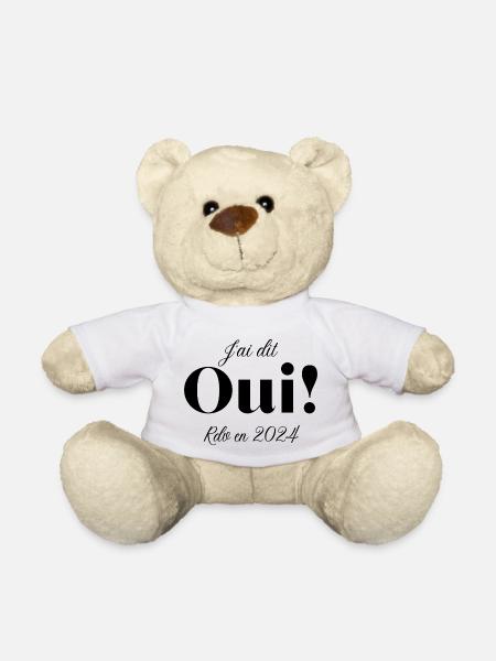 J'ai dit oui rendez vous en 2024 - Nounours - blanc