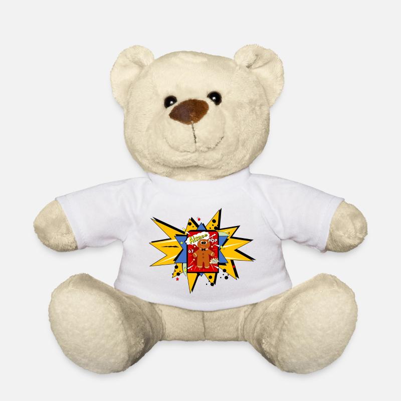 Alsace Pop ART - Nounours - blanc