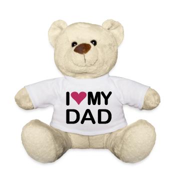 i love my dad - Teddy Bear - white - Front