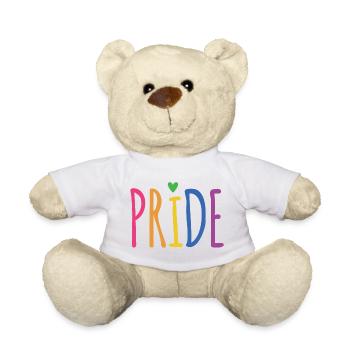 Fierté LGBTQ+ - Nounours - blanc - Devant