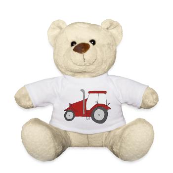 tracteur - Nounours - blanc - Devant