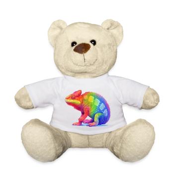 Pride chameleon - Teddy - Weiß - Vorne