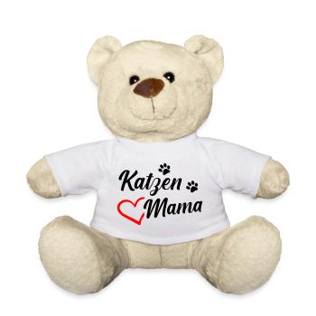 Katzenmama - Teddy - Weiß - Vorne