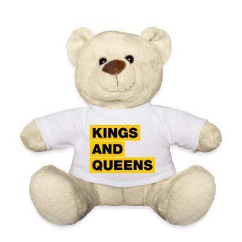 Kings and Queens / Könige und Königinnen - Teddy - Weiß - Vorne
