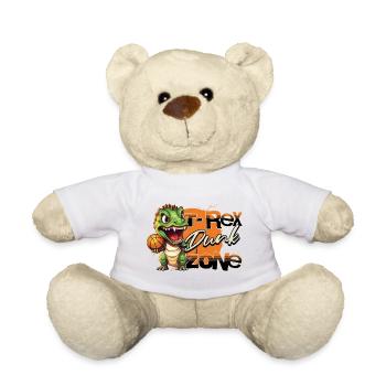 Basketball Dino T-Rex Dunk Zone Player Sports - Nounours - blanc - Devant