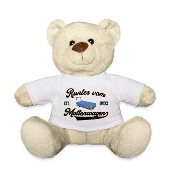 Runter vom Mattenwagen - Teddy - Weiß - Vorne