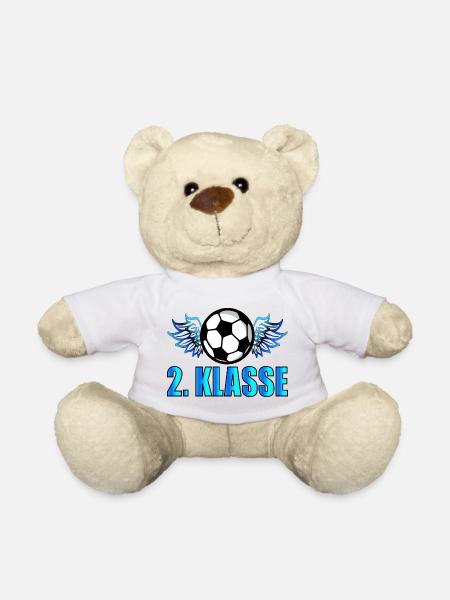 SCHULANFANG 2. KLASSE FUßBALL - Teddy - Weiß