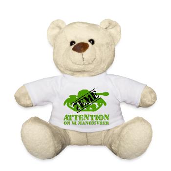 Attention on va manœuvrer - Nounours - blanc - Devant