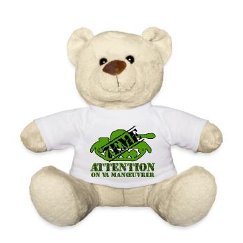 Attention on va manœuvrer - Nounours - blanc - Devant