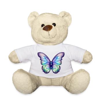 Insecte papillon animal papillon - Nounours - blanc - Devant