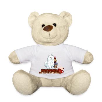 Samo réconfortant comme du chocolat chaud - Nounours - blanc - Devant